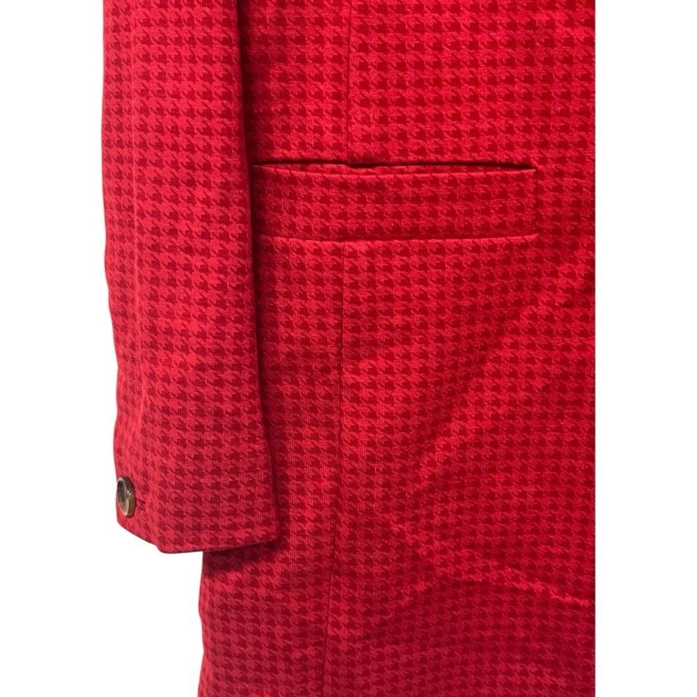 Cabi | Red Square Houndstooth One Button Celebrat… - image 5
